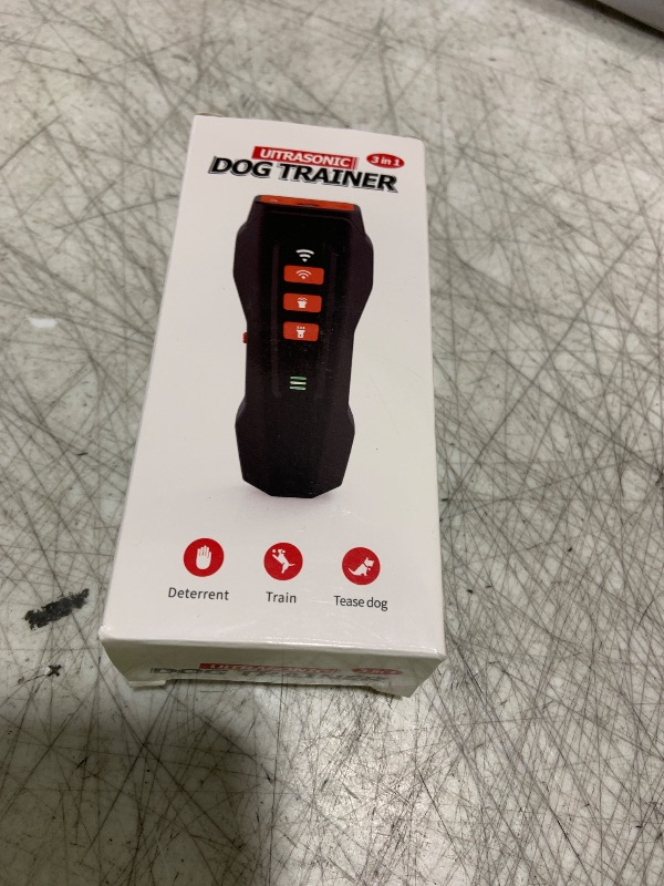 Photo 1 of Barks No More Dog Training Device, Ultrasonic Barking Control Whistle Silencer Deterrent Stopper Repeller Aid Safe Pet Guard Anti Unwanted Whining Behavior Outdoor Indoor Silent Remote Clicker Trainer
