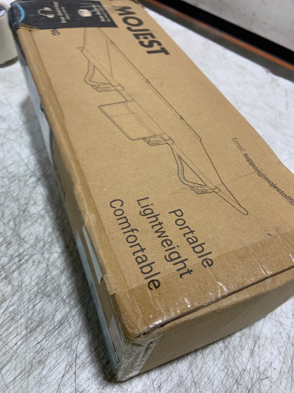 Photo 1 of Mojest Ultralight Camping Cot for Adults, Portable Folding Camping Bed, Supports 350 lbs - Lightweight for Travel, Camping, Hiking, Backpacking, Mountaineering (Khaki)