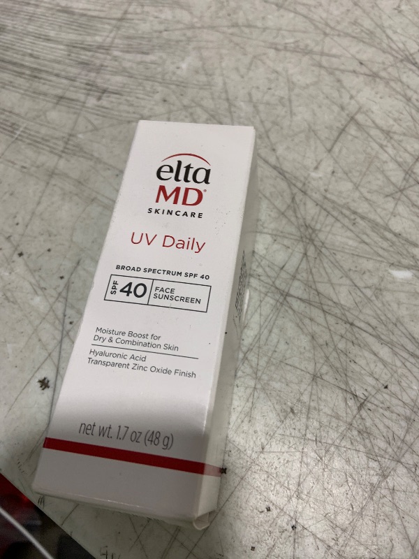 Photo 1 of EltaMD UV Daily Tinted SPF 40 Face Sunscreen Moisturizer with Zinc Oxide, Tinted Daily Face Moisturizer with SPF, Sunscreen for Dry Skin,1.7 oz Pump