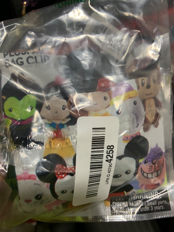 Photo 1 of Disney Characters Plush Keyring in Blind Bag
