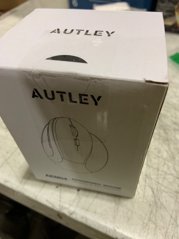 Photo 1 of AUTLEY Ergonomic Mouse for Large Hands, Rechargeable Vertical Mouse, 2.4GHz Wireless Computer Mouse for Windows/macOS - 6 Buttons, Low Power Warning, 800/1200/1600 DPI, Black