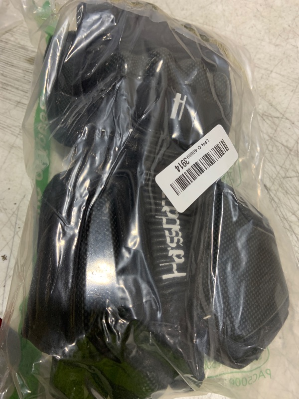Photo 1 of Harssidanzar Leather Motorbike Gloves for Men and Women,Powersports Carbon Fiber Knuckle Protection Motorcycles Gloves KM045,Black,Size L