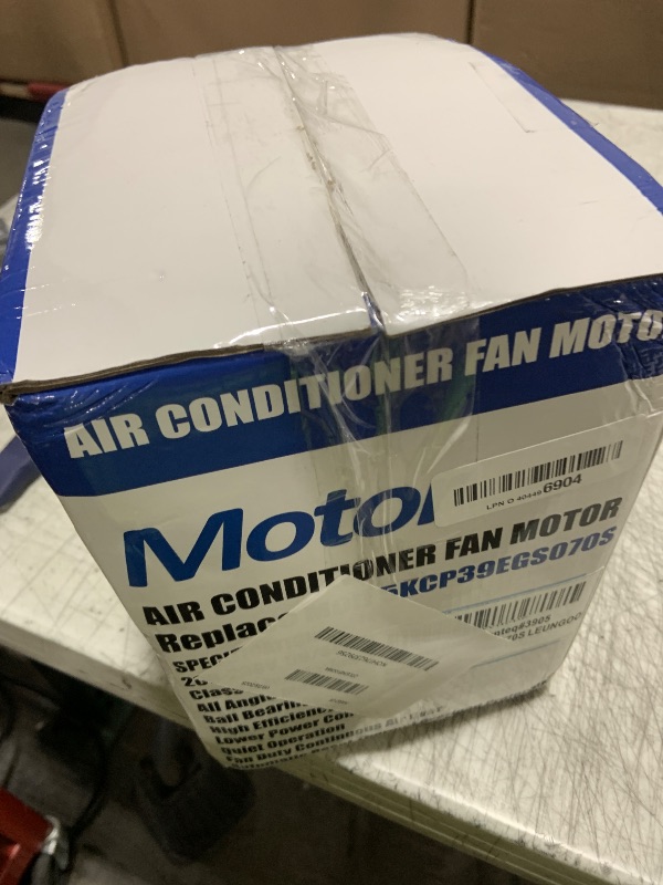 Photo 1 of Condenser Motor Replaces Carrier # 5KCP39EGS070S,5KCP39EGY823S Genteq #GE3905, Bryant Payne HC39GE236,237 HC39GE234A Dayton 6DLL0, 1/4HP 1100 RPM 208-230V 48Frame with Capacitor OEM Upgraded LEUNGOO