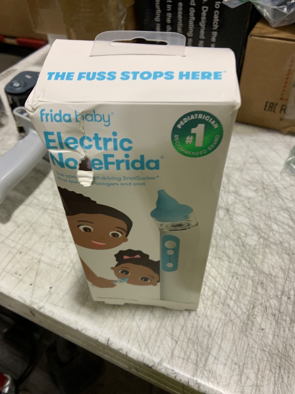 Photo 1 of Frida Baby Electric NoseFrida Nasal Aspirator for Baby, Nose Sucker for Baby & Toddler, Upgraded Nasal Aspirator for Congestion + Allergy Relief with 3 Suction Levels, 2 Silicone Tips, USB