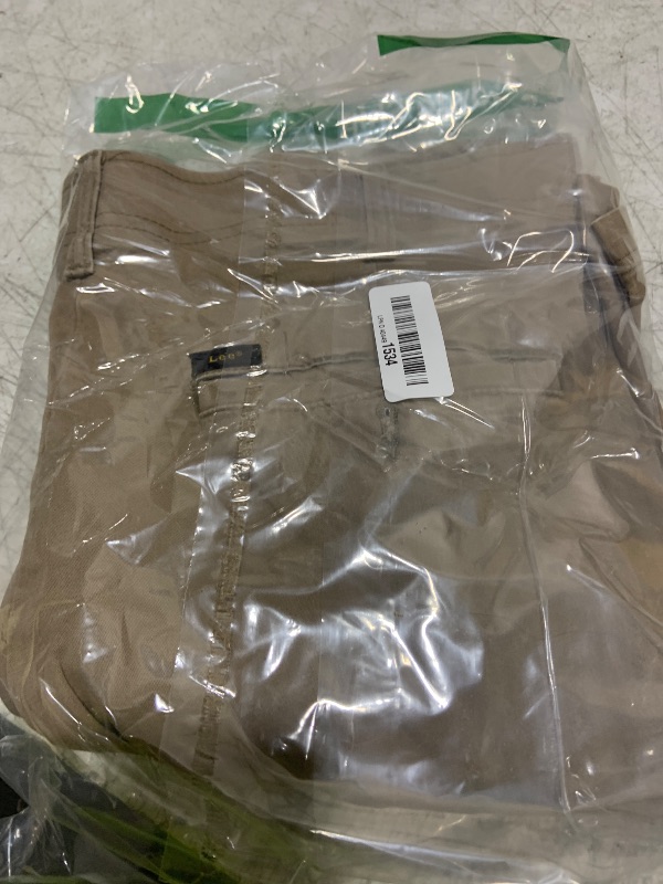 Photo 1 of Lee Men's Extreme Motion Flat Front Short, Original Khaki, 38