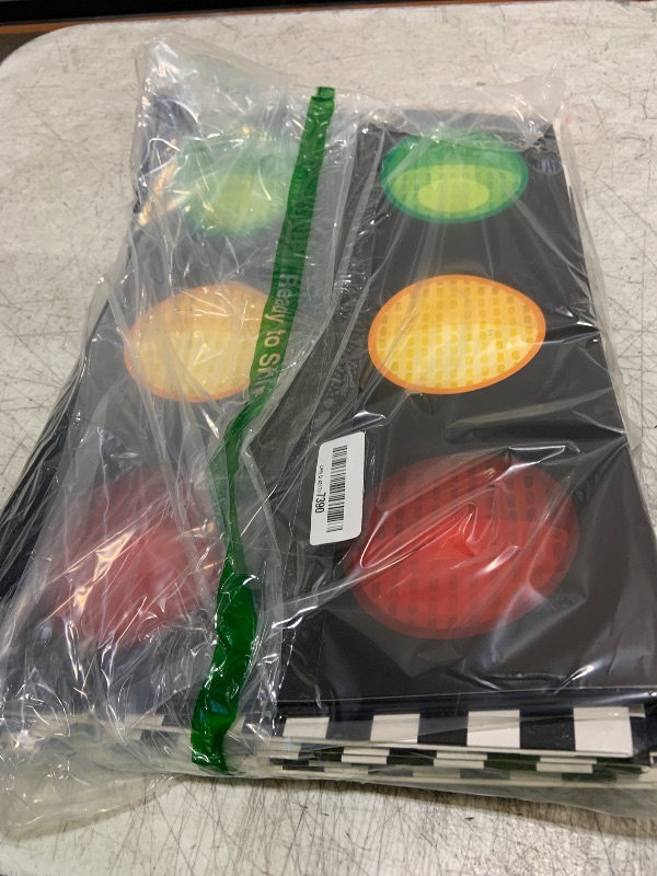Photo 1 of Halloscume 6 Pcs Large Racing Birthday Party Boxes Set, 4 Pcs 11.8" Race Car Podium and 2 Pieces 17.3" Traffic Light, Car Themed Goodie Checkered Boxes Racing Party Centerpiece Decoration(Black)