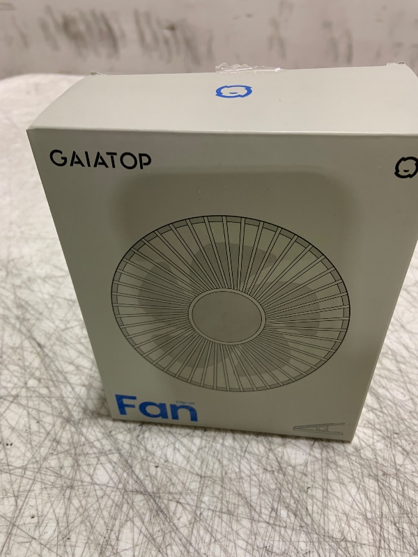 Photo 1 of Gaiatop Portable Clip on Fan Battery Operated, Small Powerful 3 Speed Quiet 360° Rotate, USB Rechargeable Mini Personal Cooling Fan for Desk Table Home Office Stroller Camping Women Gifts Black Blue