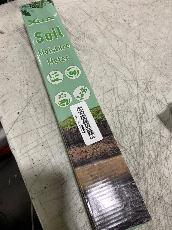 Photo 1 of XLUX Long Probe Deep Use Soil Moisture Meter, Water Monitor Indicator Sensor, Hygrometer for Outdoor Indoor Large Pot Plants, Flower, Gardening, Farming