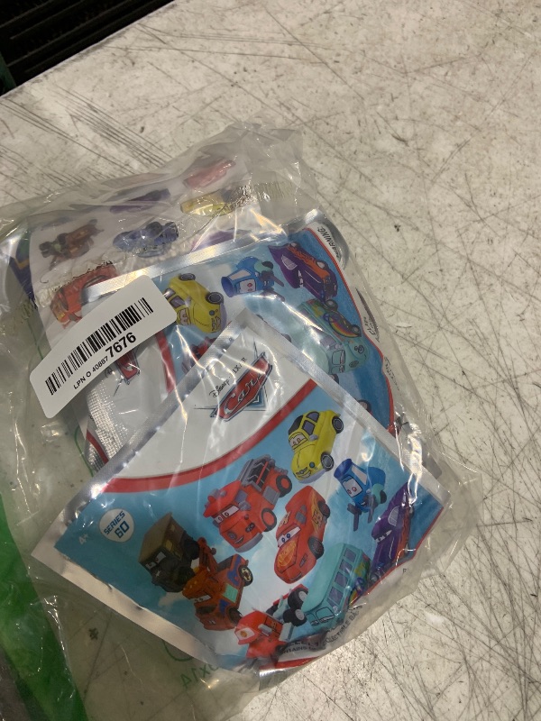 Photo 1 of Disney Cars Blind Bag 3 Pack - Lightning McQueeen Party Favors Bundle Includes 3 Mystery Foam Bag Clips Plus Stickers, More | Disney Cars Mystery Bags for Kids