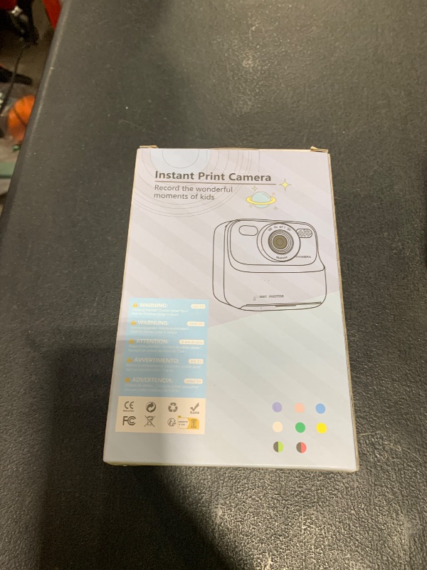 Photo 1 of Kids Instant Digital Cameras for Boys and Girls, 1080P HD Dual-Lens Selfie Digital Camera with Print Paper & 32G Card, Christmas Birthday Gifts Toys for Toddler and Teenagers Age 3-16 Years Old