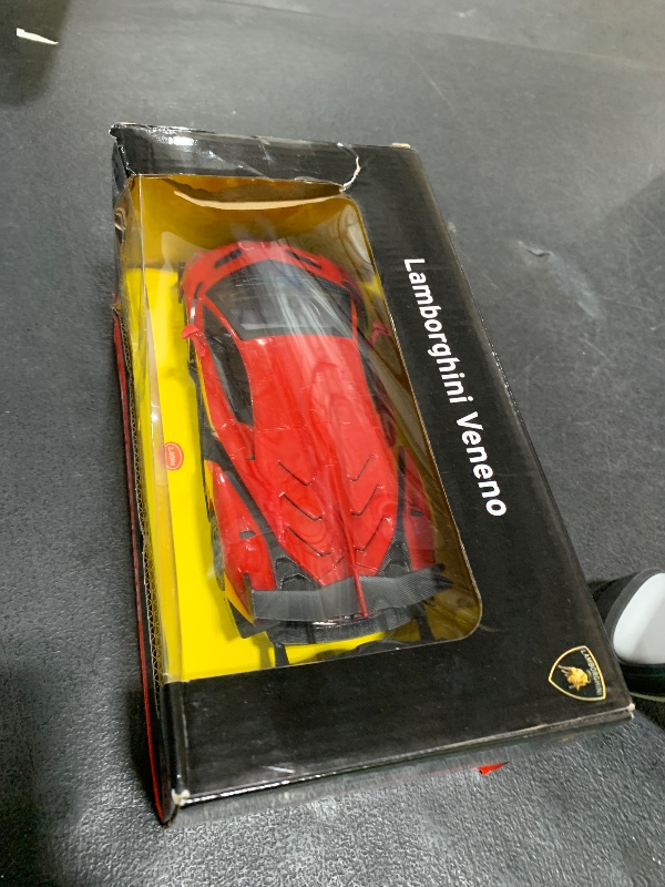 Photo 1 of QUN FENG Remote Control RC CAR Racing Cars Compatible with Lamborghini Veneno Officially Licensed 1:24 Toy RC Cars Model Vehicle for Boys 6,7,8 Years Old,red