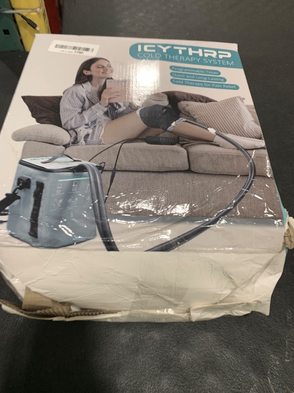 Photo 1 of ICYTHRP Cold Therapy Machine with Programmable Timer, Portable Ice Machine for Knee After Surgery, Knee Replacement Recovery System for Pain Relief w/Compression Pad for Shoulder, Hip and Ankle