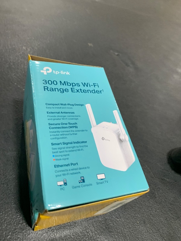 Photo 1 of TP-Link N300 WiFi Extender(RE105), WiFi Extenders Signal Booster for Home, Single Band WiFi Range Extender, Internet Booster, Supports Access Point, Wall Plug Design, 2.4Ghz only