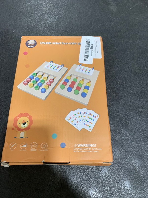 Photo 1 of Double Color Matching Games for Dementia Patients, Easy Memory Care Activities for Seniors, Handhold Alzheimers Products for Elderly, Cognitive Puzzle Blocks Maze Busy Board Crafts Gadgets Gifts