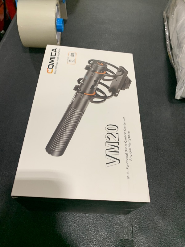 Photo 1 of COMICA VM20 Shotgun Microphone, Professional Super Cardioid Video Mic with Shock Mount, Camera Microphone Kit for Smartphone/DSLR Camera/Camcorder, Perfect for Interview, Video Shooting, Vlog