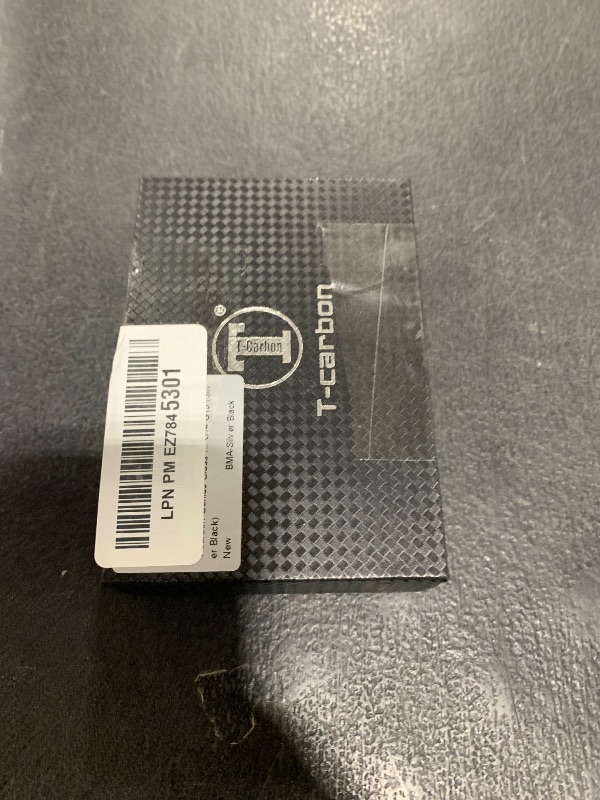 Photo 1 of Real Glass Fiber Key Fob Cover Compatible with BMW, T-carbon Key Fob Protecetor Compatible with BMW 1 2 3 3GT 4 5 5GT 6 7 Series, X3 X4 M2 M3 M4 M5 M6 2009-2020 Key Pouches(Silver Black)