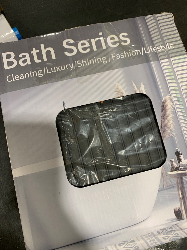 Photo 1 of XLHOMO Bathroom Accessories Set - Gorgeous Bathroom Set, 10PC Bathroom Accessory Set, Toilet Brush, Trash Can, Qtip Holder Dispenser & Soap Dispenser