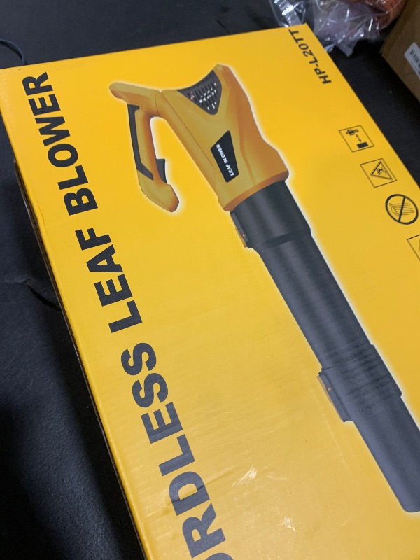 Photo 1 of HEINPRO Cordless Leaf Blower Compatible with Dewalt 20V Max Battery, 500CFM/150MPH Electric Leaf Blower Cordless, 5 Speed Modes, Battery Powered Blowers for Lawn Care, Yard (Tool Only)