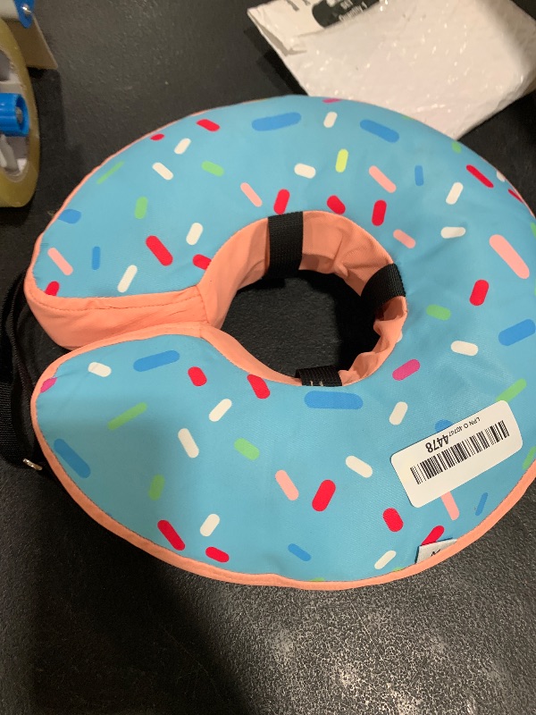Photo 1 of Supet Inflatable Dog Cone Collar for Large Medium Small Dogs, Soft Cone Collar for Dogs Cats, ECollar Doggie Neck Donut Dog Cone Alternative After Surgery