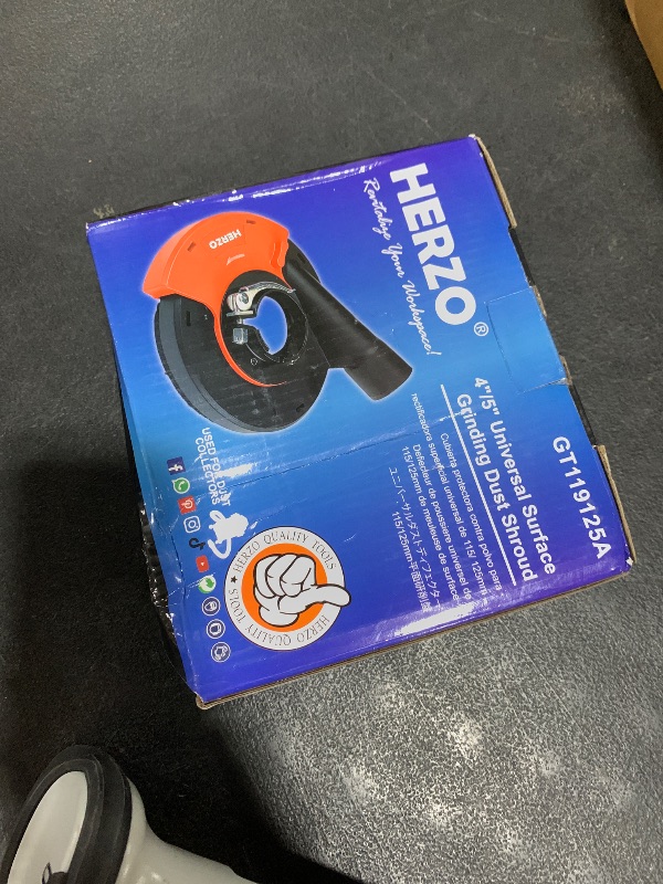 Photo 1 of HERZO Dust Shroud for Angle Grinder 4/4.5/5 inch Universal Surface Grinding Shroud (125MM)