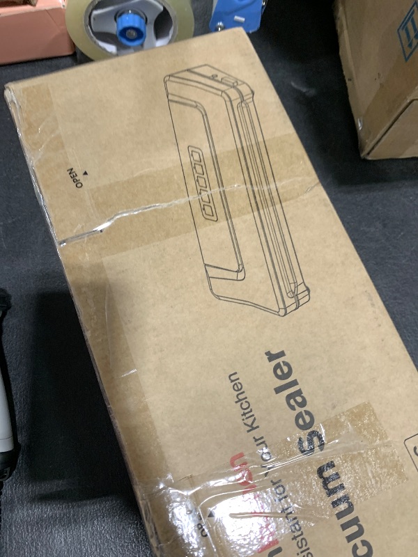 Photo 1 of [Updated 2025] Bonsenkitchen Vacuum Sealer Machine + 40 Vacuum Bags, Fast-Compact/Multi-Functional Food Vacuum Sealer with External Vacuum System, Silver