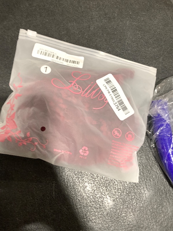 Photo 1 of Lilosy Sexy Floral Lace Underwire Push Up Lingerie Set Outfits Scallop Sheer Women See Through Match Thong Bra and Panty 2 Piece Wine Red Medium