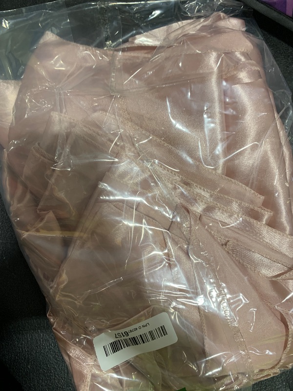 Photo 1 of 5-Pack Satin Table Runner Rose Gold 12 x 108 inches Long, Table Runners for Wedding, Birthday Parties, Banquets Decorations?5 Pack, 12x108 Inch, Rose Gold?