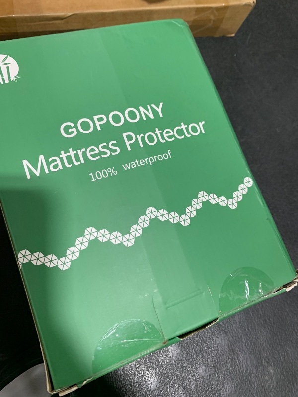 Photo 1 of Premium Waterproof Mattress Protector Queen Size, Breathable Bed Cover 3D Air Fabric Cooling Mattress Pad Cover Smooth Soft Noiseless Washable, 8''-21'' Deep Pocket (White)