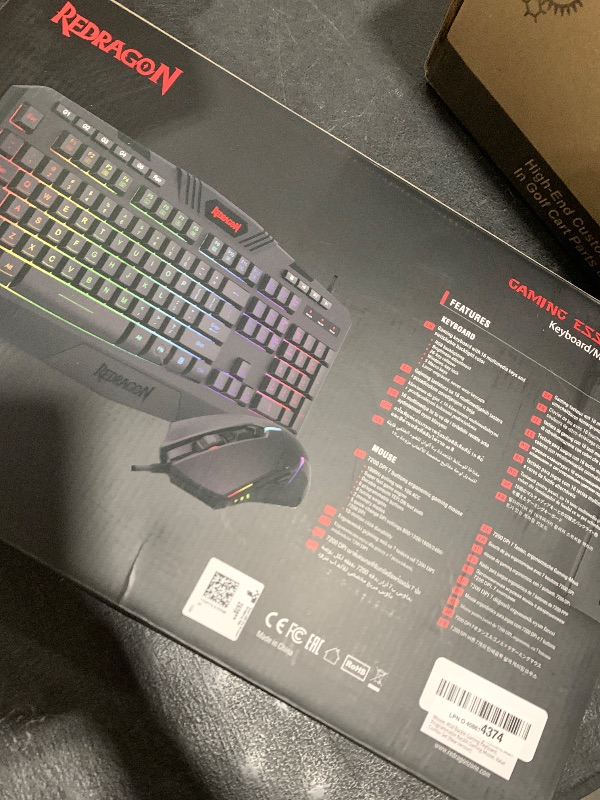 Photo 1 of Redragon S101 Gaming Keyboard, M601 Mouse, RGB Backlit Gaming Keyboard, Programmable Backlit Mouse, Value Combo Set [New Version]