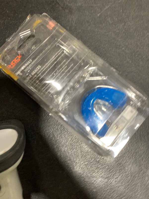 Photo 1 of Double Braces Strapless Mouth Guard, Blue, Adult
