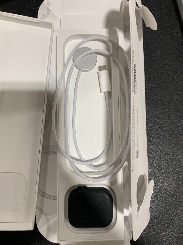Photo 1 of Apple Watch Series 10 [GPS 46mm case] Smartwatch with Jet Black Aluminium Case with Black Sport Band - M/L. Fitness Tracker, ECG App, Always-On Retina Display, Water Resistant