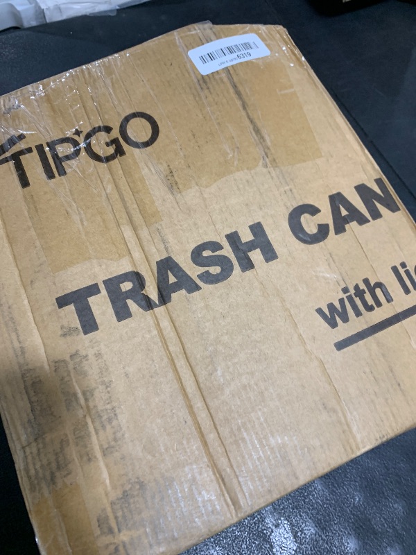 Photo 1 of TIPGO Slim Bathroom Trash Can with Lid Soft Close, Step Pedal, 6 Liter / 1.6 Gallon Stainless Steel Trash Bin, Small Garbage Cans for Bedroom, Office, Kitchen (Black)