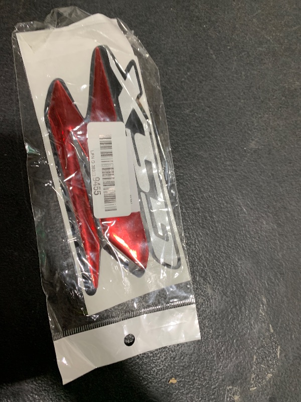 Photo 1 of PABBUG Red 3D Logo Emblem Sticker Decal Polish Gloss Raise Up Compatible with Suzuki GSXR 600 750 1000 1300 Hayabusa