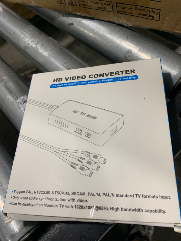 Photo 1 of Tengchi RCA to HDMI Converter, Composite to HDMI Adapter Support 1080P PAL/NTSC Compatible with PS one, PS2, PS3, STB, Xbox, VHS, VCR, Blue-Ray DVD Players