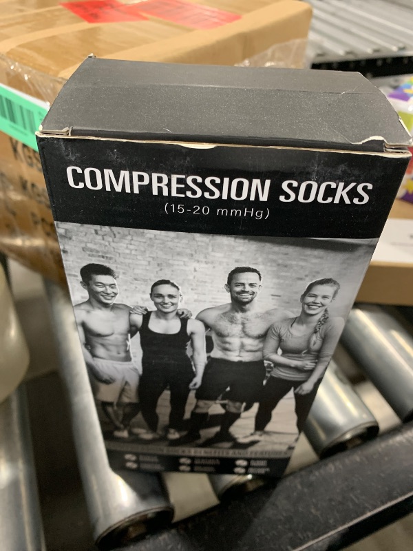 Photo 1 of CHARMKING Compression Socks for Women & Men Circulation (3 Pairs) 15-20 mmHg is Best Athletic for Running, Flight Travel, Support, Cycling, Pregnant - Boost Performance, Durability (S/M, Multi 02)
