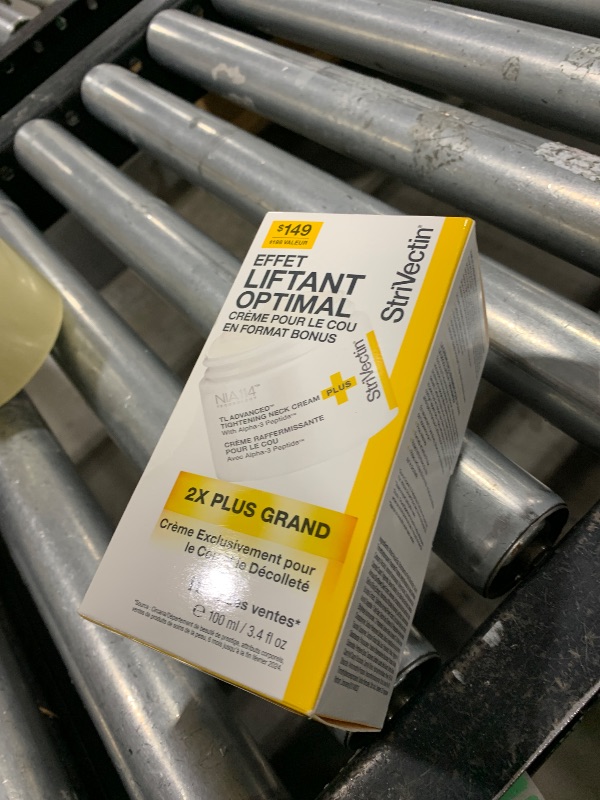 Photo 1 of StriVectin Tighten and Lift Advanced Neck Cream PLUS, 3.4 oz for Tightening and Firming Neck and Décolleté Lines, Visibly Reducing Sagging and Crepey Skin for Smooth Healthy Looking Skin