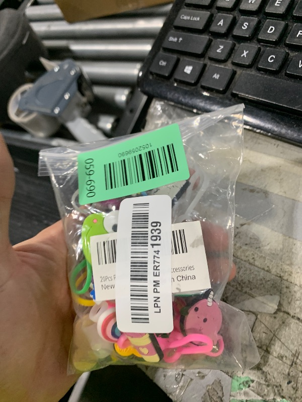 Photo 1 of 20Pcs Random Different Straw Cover Toppers for Stanley Cute Tumbler Straw Cap for 0.24-0.32inch Straws Cup Accessories