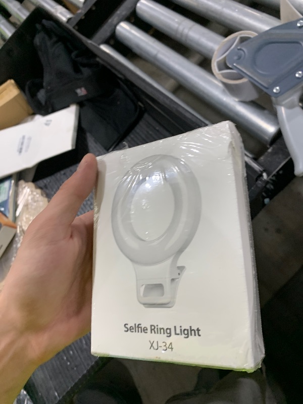 Photo 1 of Clip on Ring Light, Kimwood Rechargeable 60 LED Selfie Ring Light for Phone, Laptop, Tablet (3 Models, 5 Level Brightness)