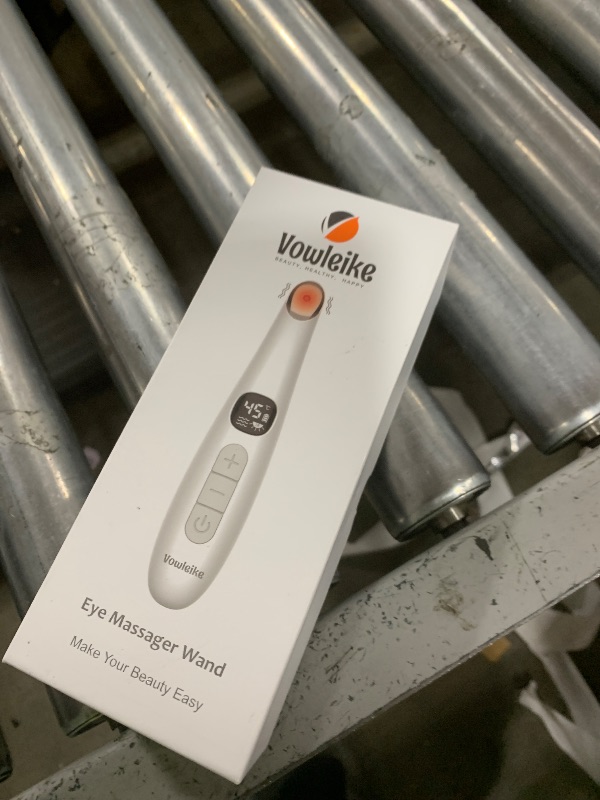 Photo 1 of Vowleike Eye Lift Wand, 3 in 1 Vibrating 98°F to 113°F LCD Eye Massager for Dry Eyes, Dark Circles and Puffiness, Face & Neck Lifting Tool for Fine Lines and Wrinkles, Rose Gold