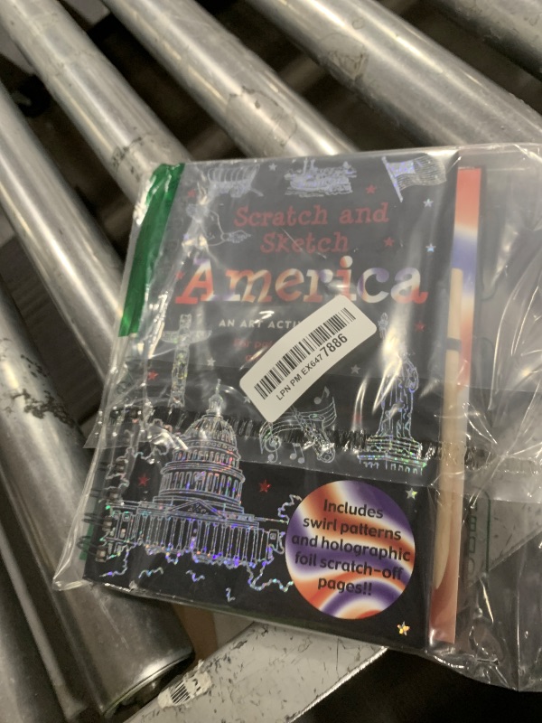 Photo 1 of America Scratch and Sketch: An Art Activity Book for Adventurous Artists and Explorers of All Ages (Scratch & Sketch)
