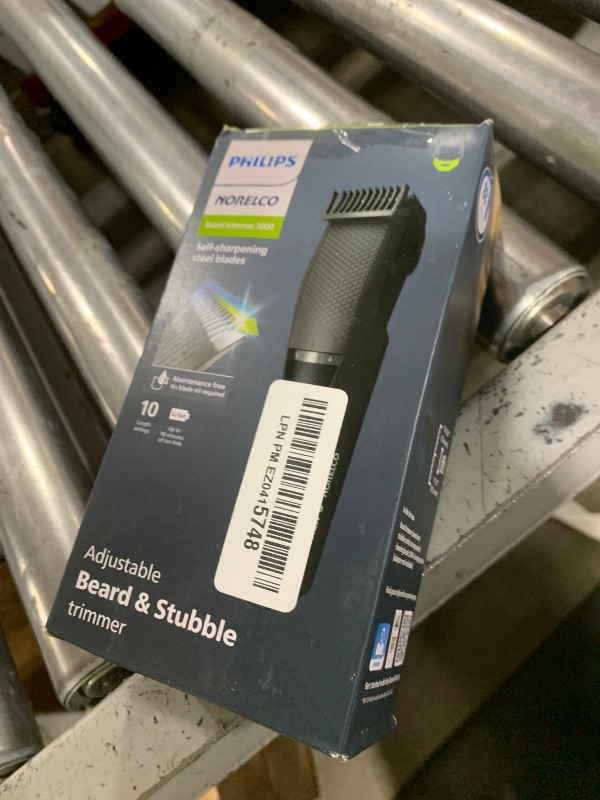 Photo 1 of Norelco Philips Beard Trimmer and Hair Clipper - Cordless Grooming, Rechargeable, Adjustable Length, Beard Trimmer and Hair Clipper - No Blade Oil Needed - BT3230/41