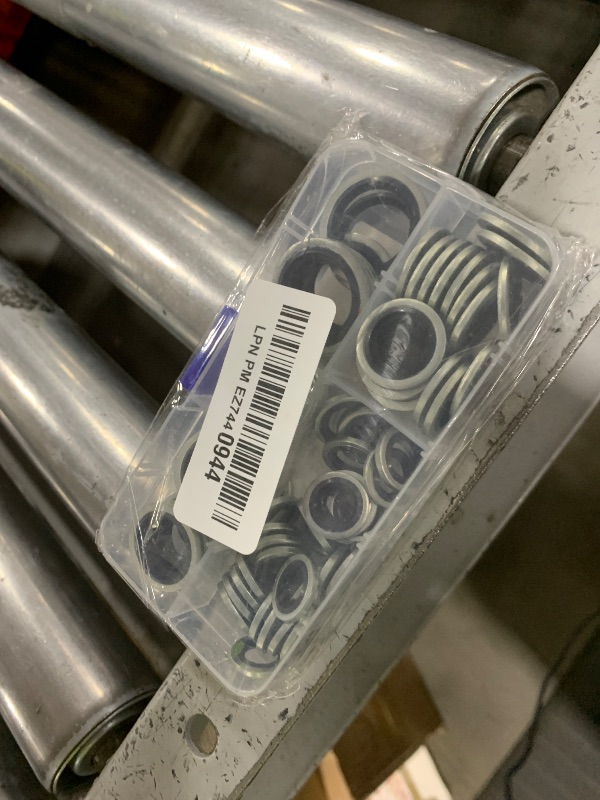 Photo 1 of 1/8'', 1/4'', 3/8'', 1/2'' Self-Centered Bonded Seal Oil Washers Drain Plug Gasket Assortment Kit