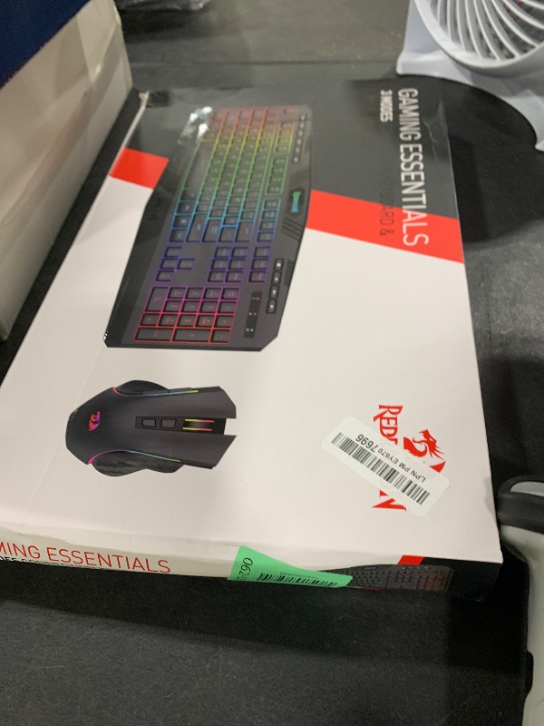 Photo 1 of Redragon S101M-KS Gaming Keyboard and Mouse Wireless with Tri-Mode, RGB Keyboard and 4800 DPI Gaming Mouse, 10 Independent Multimedia Keys for Wins, PC, Computer, Wireless S101 Ideal for Gamer
