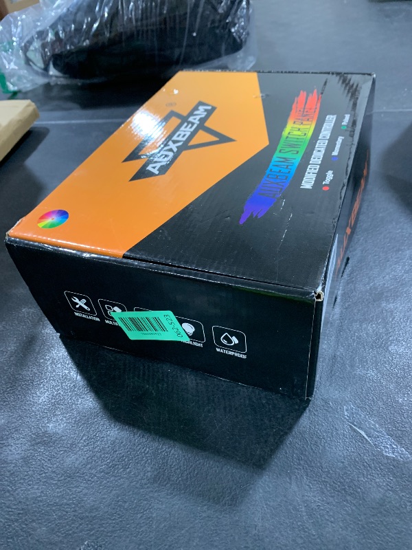 Photo 1 of Auxbeam RGB 6 Gang Switch Panel RA60 Auto-Dimmable Switch Panel w/Momentary Toggle Pulsed Memory Function, 12-24V Switch Panel for Truck UTV Car Boat Waterproof, 2-Year Warranty