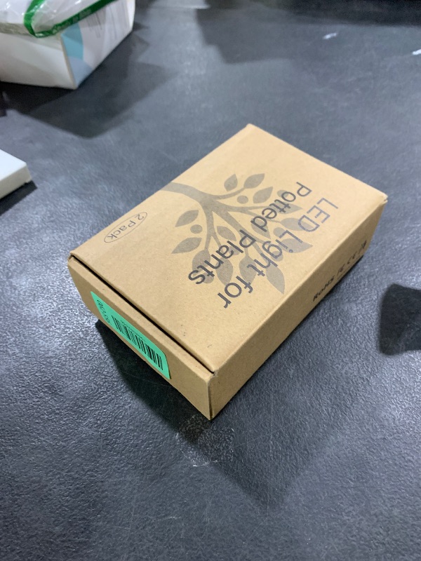 Photo 1 of 2 Pack Halo Plant Grow Light, 6000K White LED Full Spectrum Growing Lamp for Indoor Plants, Succulents, Mini Bonsai, Small Plants, Height Adjustable, Dimmable & Timer 4/8/12/18Hrs
