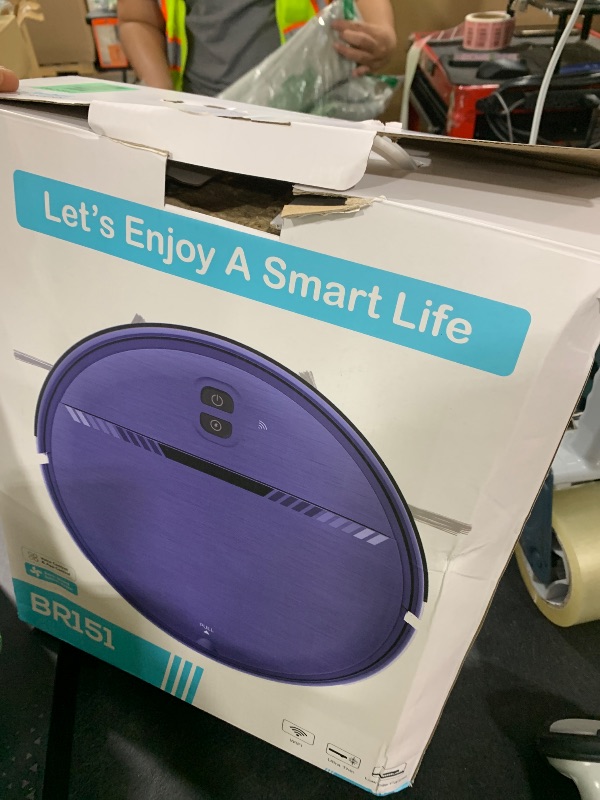 Photo 1 of XIEBro Life Robot Vacuum and Mop Combo, Robotic Vacuum Cleaner 2 in 1 with WiFi/App/Voice, Schedule, Water Tank and Dustbin, Self-Charging, Slim, Ideal for Hard Floor, Pet Hair, Carpet