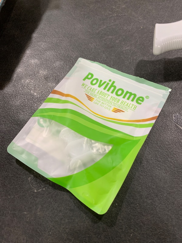 Photo 1 of Povihome 10 Pack Toe Spacers Separators, Bunion Corrector Gel Orthotics (1/2'' Thick) for Bunion, Overlapping Toes - L Size