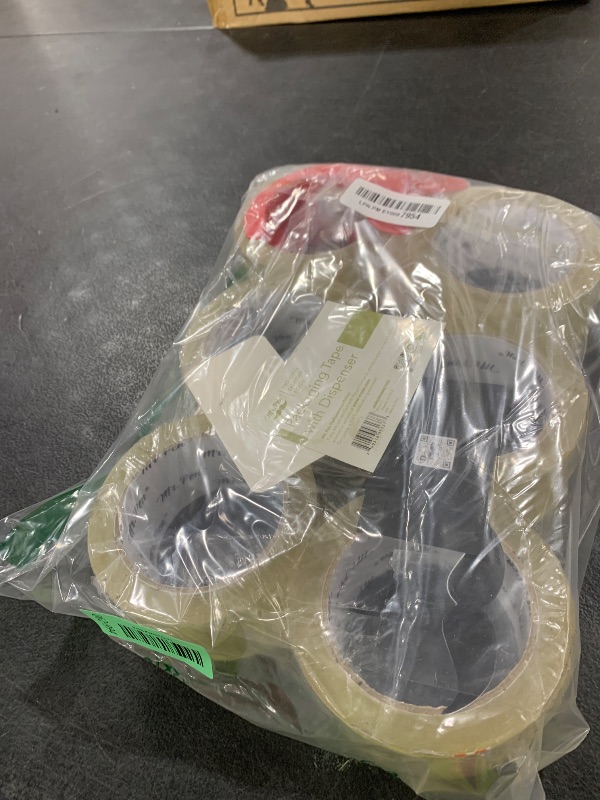 Photo 1 of Mr. Pen- Packing Tapes, 2" Wide, 60 Yard, 6 Pack with 1 Dispenser Gun, 2.5 mil, Heavy Duty Packing Tape with Dispenser