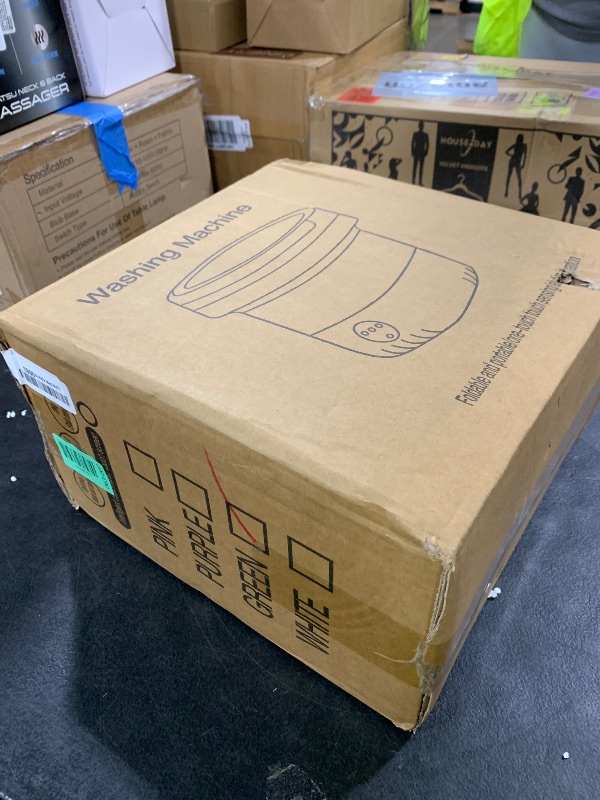 Photo 1 of Portable Washing Machine, Mini 16L Foldable Washer and Dryer with 3 Modes Deep Cleaning, Upgraded Small Collapsible Laundry for Travel, Apartment, Home, Hotel and camping