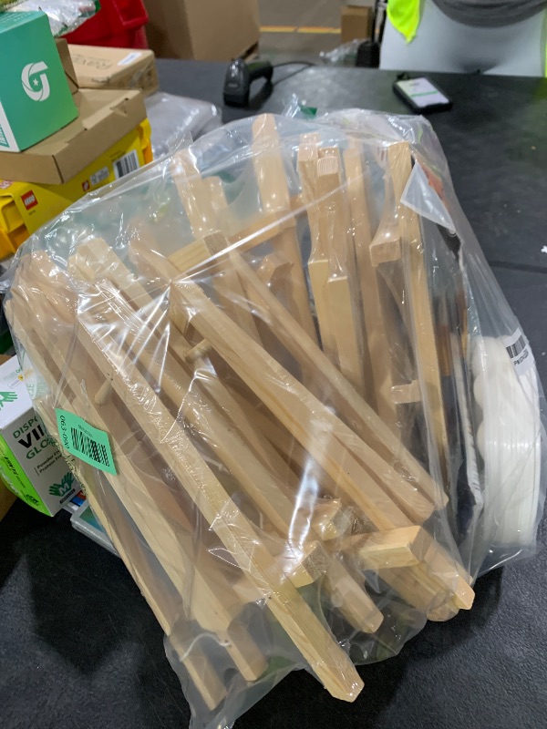 Photo 1 of 144 PCS Professional Painting Set, 12 PCS Wood Easels,12 Packs of 120 Brushes with Nylon Brush Head and 12 PCS Palettes, Painting Supplies kit for Kids & Adults Party.
